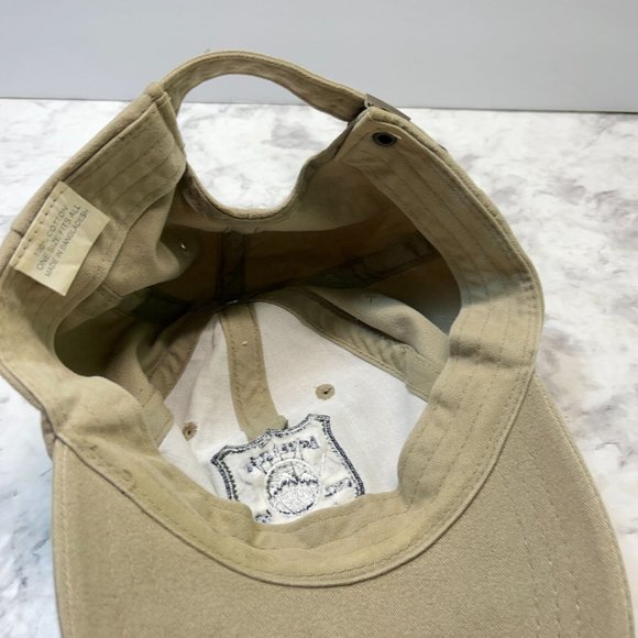 Adventure Outfitters Strapback Hat Tan Mountain Logo Since 1950 - Picture 8 of 9